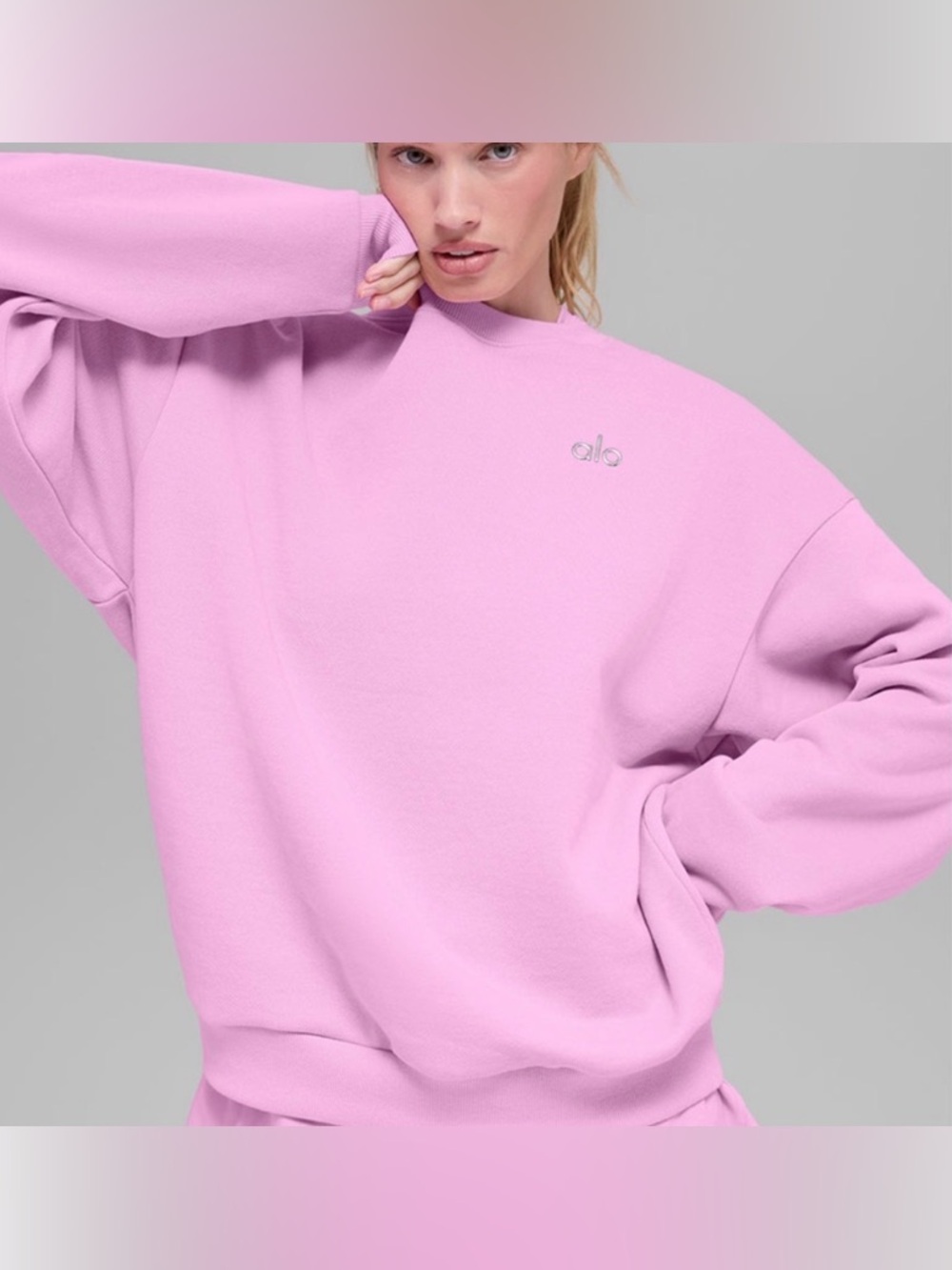 ALO Yoga Accolade Crew Neck Pullover
Small Candy Heart Pink NWT